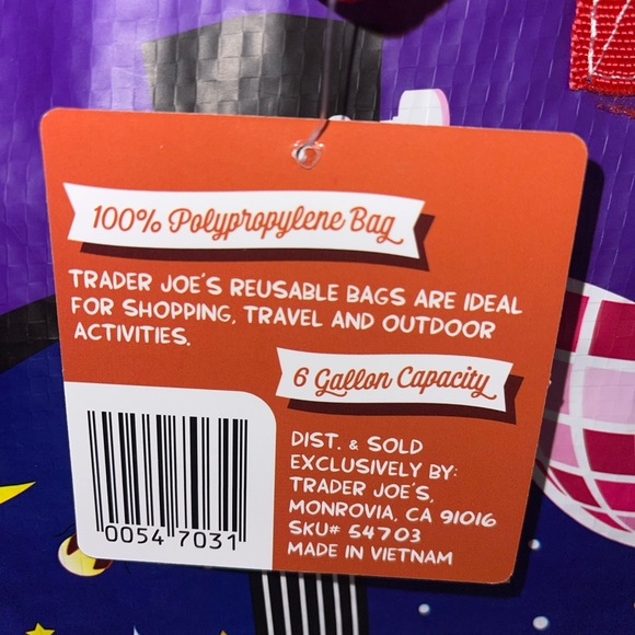 Trader Joe's Beale Street Tennessee Collectible Reusable Tote Bag NWT - Picture 4 of 4